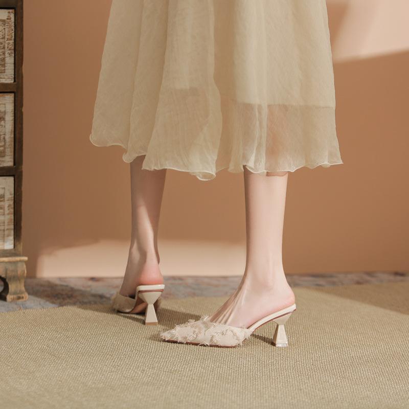 

Тонкий каблук, заостренный носок, темперамент, легкая роскошь, универсальные туфли на высоком каблуке, женская мода, универсальные, удлиняющие ноги, высокое качество 40 абрикосовый