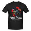 T-shirt Unisex Retro Eurovision Song Contest 2026 Streetwear Cotone Maglietta Anime