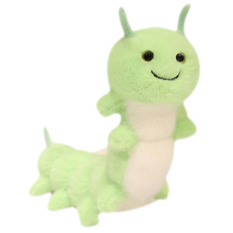 Cute Cute Insect Caterpillar Doll Plush Toy Green Caterpillar Doll Children Soothing Doll