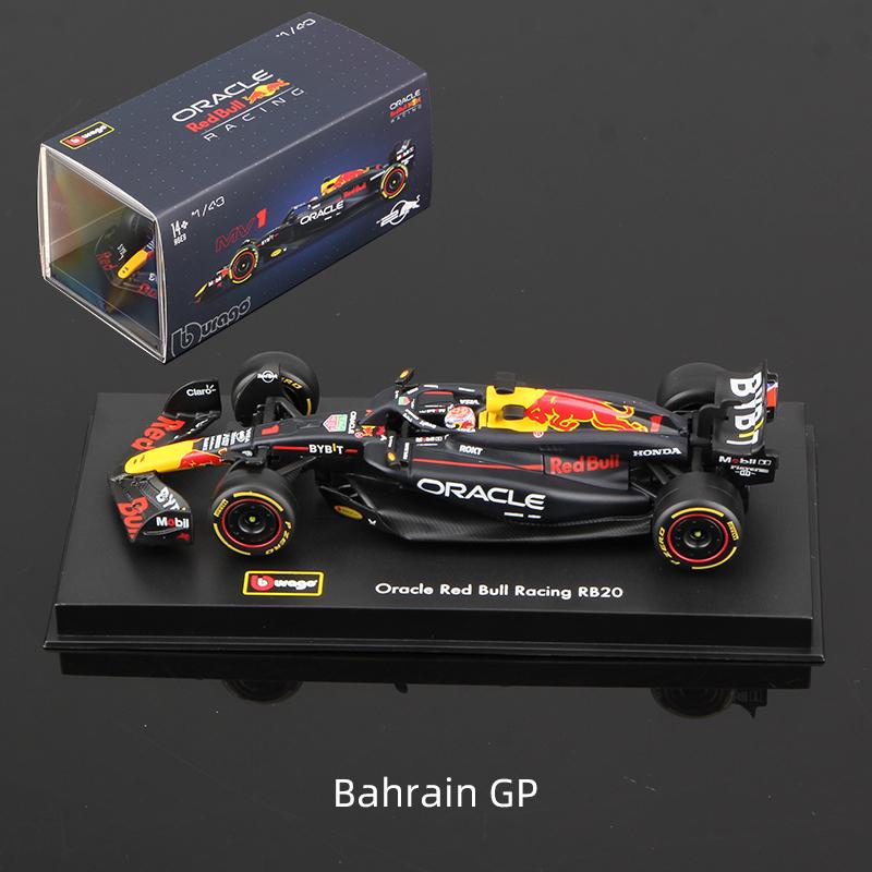 Bburago 1:43 Verstappen F1 Model Samochodu ze Stopu Red Bull Racing Rb16B Rb19 Rb20 Rb21 Statyczna Zabawka Diecast