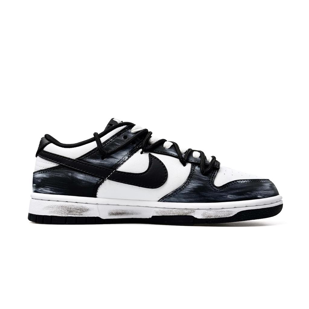 Nike Dunk Shopping Bag, Black Mamba Abrasion Resistant Low Top Skateboard Shoes Unisex Black White DD1503-101(Team1031-SBOX)