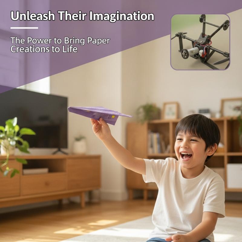 Remote Control Paper Airplane Kit With Gyro Stabilizer Diy Electric Rc Plane Power Module Paper Aircraft Transmitter Component