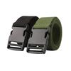Men'S And Women'S Canvas Belts, Leisure Sports No Metal Plastic Buckle Belts, Outdoor Military Training Belts Belts
