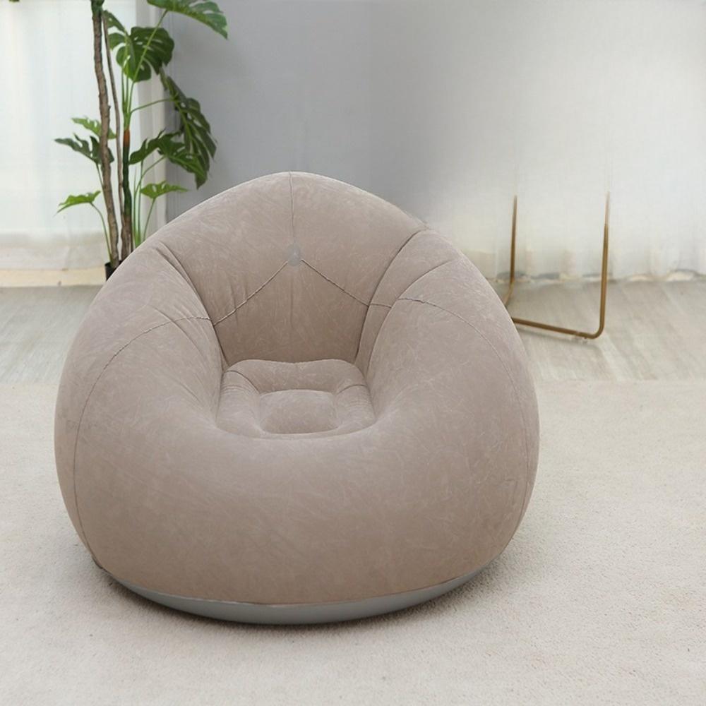 Durable Soft Inflatable Chair Foldable Multi-Purpose Garden Chair Lightweight Comfortable Single Inflatable Sofa Living Room