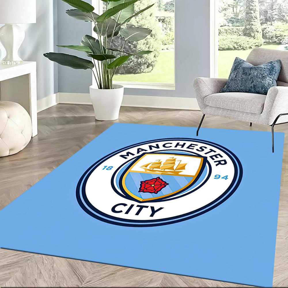 Manchester City Floor Rug Office Rug Perfect For Kitchen Dormitory Study Room Decorate Room Antislip Rug Office Home Decor Wedding Party Gift