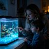 300PCS Glowing Landscape Pebbles Resin Luminous Stone Waterproof Night Bright Ornament For Backyard Garden Aquarium Decor