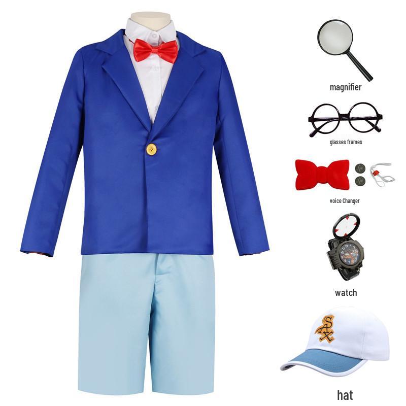 Jinyuan Yijia Conan Kid Cosplay Costume for Adults and Children