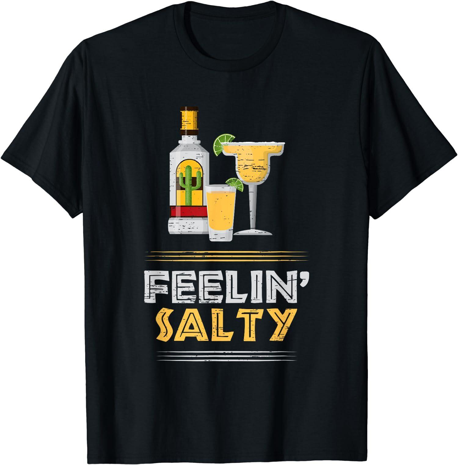 NEW LIMITED Feelin  Salty Margarita Mexican Fiesta Parade Cinco De Mayo T-Shirt XXL