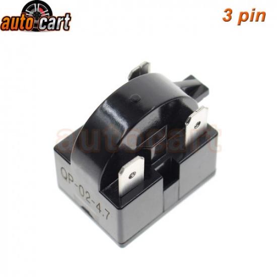 QP2-4.7 Пусковое реле PTC Для 4,7 Ом 3-контактный Danby Magic Chef Kenmore Холодильник