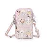 Nylon Schulter-Crossbody-Handytasche für Damen, Sport Laufen Mehrschichtige Reißverschlusstasche Armbandtasche, Clutch Münzbörse, Schlüsselhalter