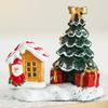 Christmas Decorations Reindeer Snow House Christmas Tree Pendants New  Party Gifts Christmas Atmosphere Desktop Decorations