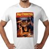 Y2k T Shirts Funny Movie Parody Tee Pulp Furriction Cat TShirt Summer Casual Loose Tshirt Print Cotton Streetwear Unisex
