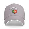 Bandiera Sostenitori Portogallo Stemma Cappellini da Baseball Personalizzati Per Donna Personalizzato FeUnisex Cappelli da Spiaggia per Papà Cappellino Snapback