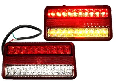 Kstyle Jimny Wasserdichte LED Anhänger Rückleuchte mit Blinker- und Bremsfunktion, 2er Set