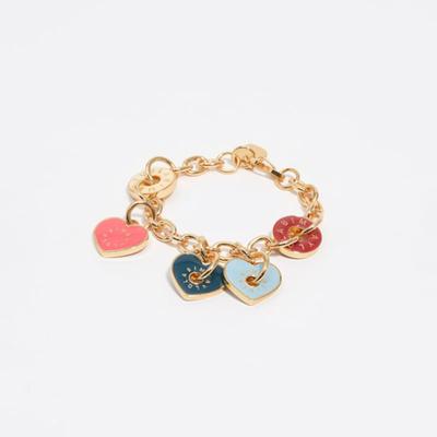 [25FW] BIMBA Y LOLA Gold-tone Heart Logo Bracelet B256AIX009MUF
