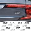 3D ABS Buchstaben Aufkleber für Für Volvo D2 D3 D4 D5 D6 D7 D8 Auto Heckklappe Heckklappe Seitenkotflügel Abzeichen Emblem Aufkleber Dekoration