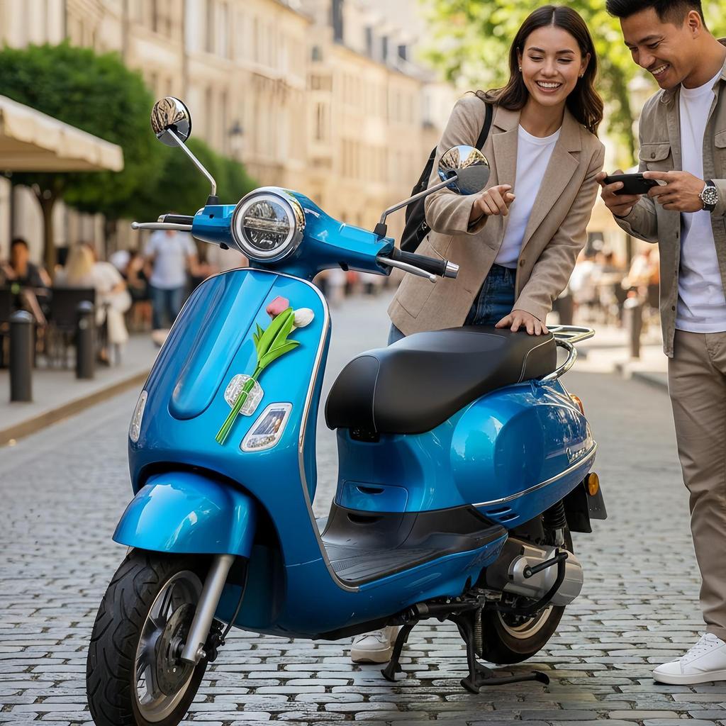 Mini Flower Bouquet 3D Romantic Alphabet Letter Sticker Wedding Car Decorations For Glass Window Automotive Vehicle Exterior