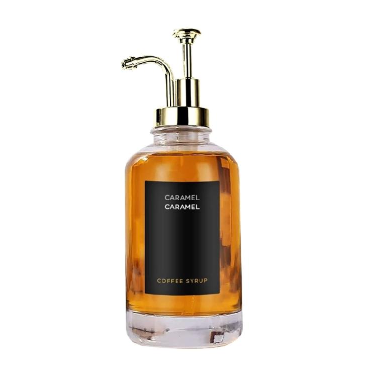 500ml Clear Glass Olive Oil Dispenser Bottles for Kitchen Bathroom Set of 2 Gift