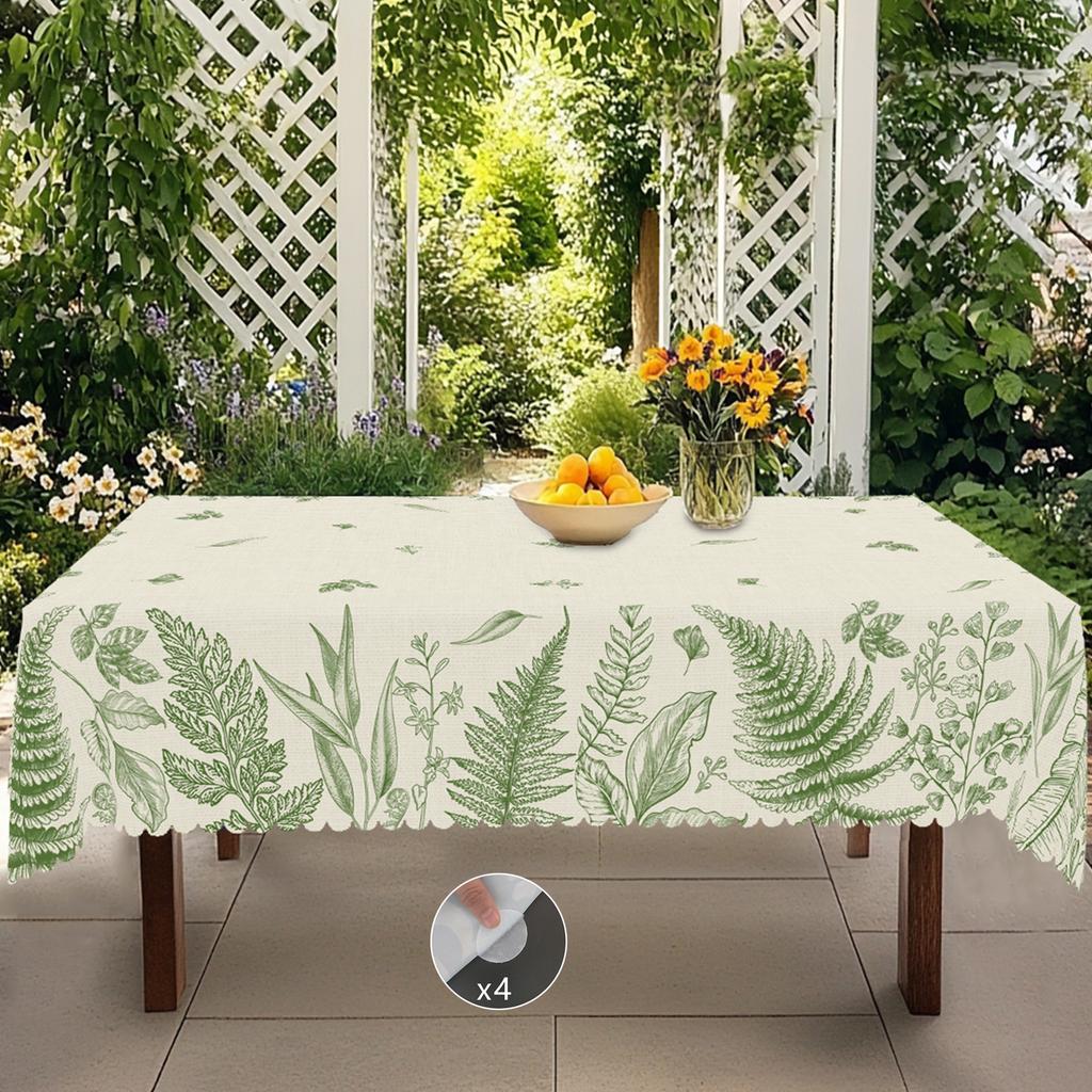 1 Stück Floral Runde Quadratische Tischdecke Wasserdicht Retro Rosen Design Frühling Sommer Zuhause Küche Picknick Geschenk