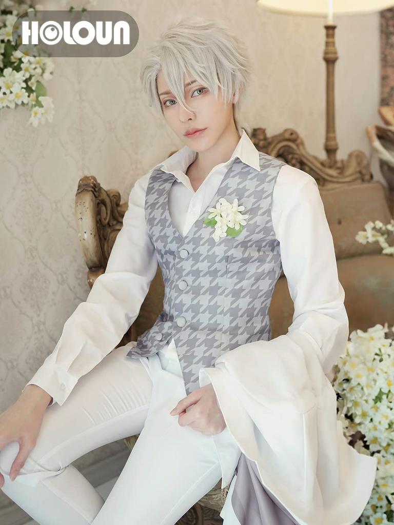 Bulloku Original Art Exhibition Series Seishiro Tuxedo Suit Cosplay Costume Cosplay Halloween Costume Anime Holiday Gift Unisex XL Size [HOLOUN]