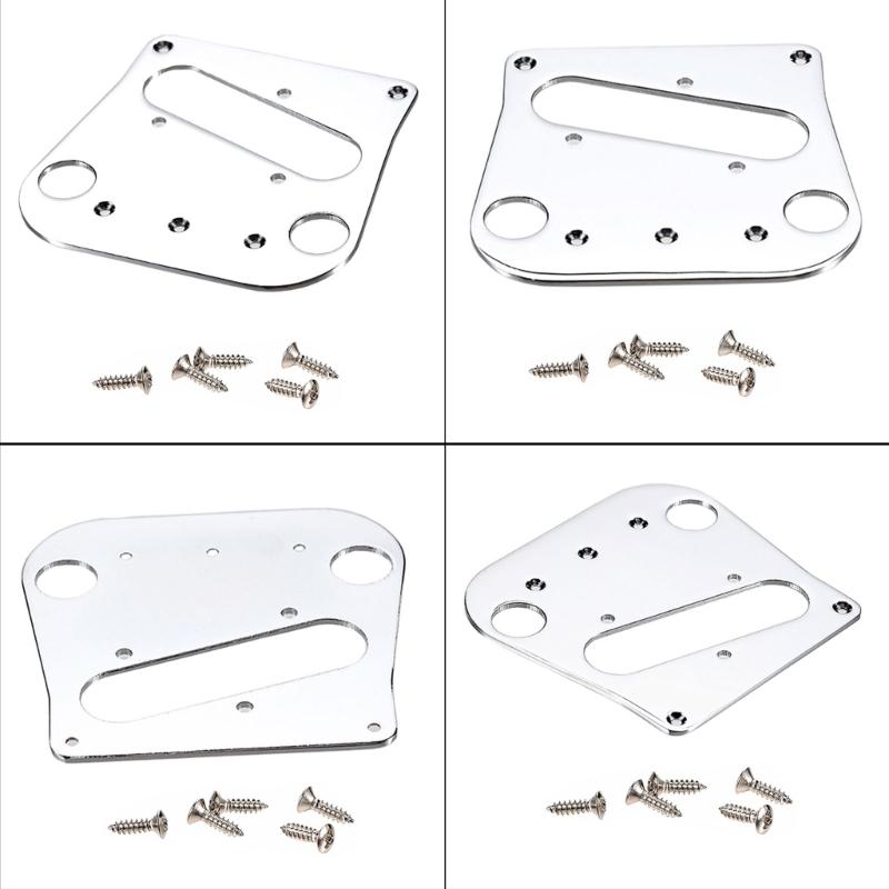 Metal Bridge Plate Guitar Component Metal Construction Improved Sustain Tuning Retention Simple Drop In Installation