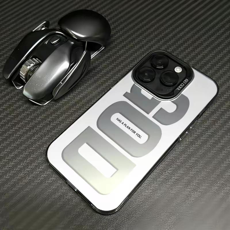Religious Soft Phone Case with GOD HAS A PLAN FOR YOU Verse Compatible for iPhone 17 17E 16 16E 15 14 13 12 11 Air Pro Max Plus