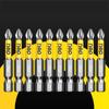 10/6pcs High Hardness Cross Screwdriver Bit Non-slip PH2 Screwdriver Set  Impact Drill Bit