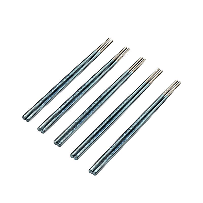 Bami Le Portable Iridescent Titanium Chopstick Set