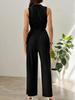 2026 Women's Knit Casual Two-Piece Set: Short Tank Top & Wide-Leg Sports Pants
