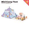 Play House Simulated camping Mini Camp Tent Playthings Ideal for Girl Portable Miniature skateboard doll Tent Home interaction Children Game