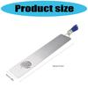 Modern Metal Book Accessory Slim Rectangle Design Leather Fringe Page Marker Decoration Reading Companion