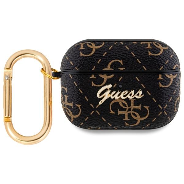 Guess Guap2Pg4Gpk Airpods Pro 2          (2022/2023) Cover Czarny/Black 4G Hook