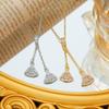 Tassel Zircon Skirt Exquisite Necklace for Women Versatile Light Luxury Collarbone Chain