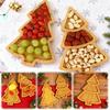 Christmas Serving Platter Wooden Tree Display Christmas Tree Serving Trays For Party For Home Decor Party Fruit Cheese Dessert
