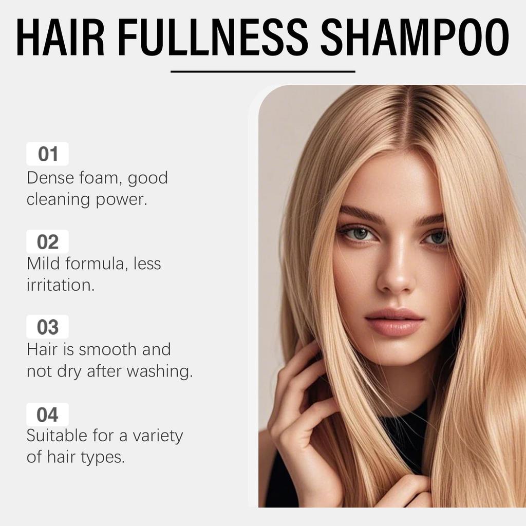 Shampoing au romarin et à la biotine Hoegoa: Nettoie délicatement le cuir chevelu, le rendant lisse comme de la soie et revitalisant les cheveux.