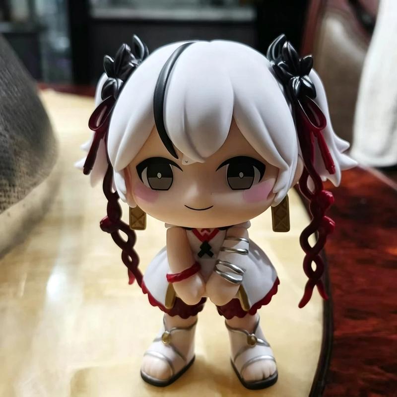 13cm Wuthering Waves Chun Chibi Figure Cute Camellia Q Version Anime Game Model Toy Desktop Ornament Computer Case Decor Gifts