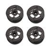 4Pcs Beadlock Wheels 2.2in Ultra Lightweight Composite Material Faceplate for 1 10 RC Crawler Car