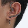 Mannen Oorbellen Slang, Waterdichte Stud Oorbellen voor Enkel Links Oor, Gotische Rock Punk Mannen Accessoires