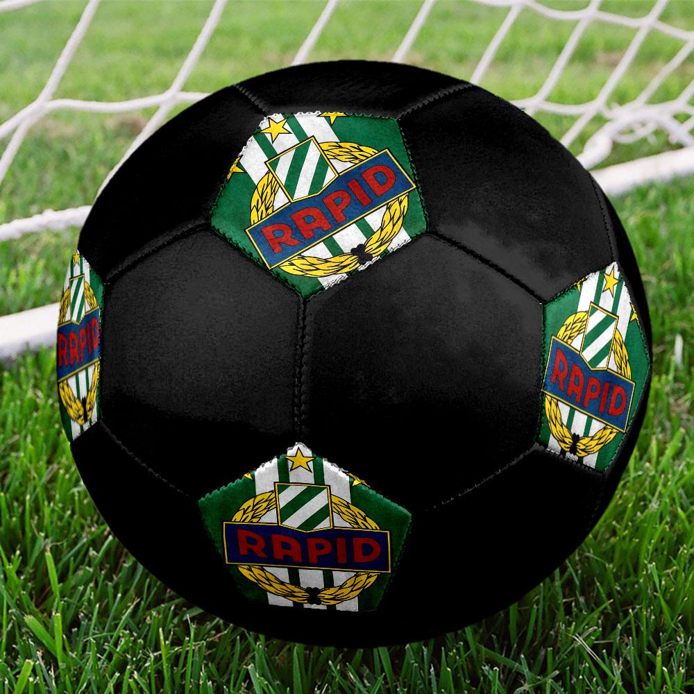 1PC SK Rapid poster size 5 soccer ball PrahaIndoor Soccer Ball Colorful All Ages Machine Stitched PVC Competition Ready Durable High-Bounce