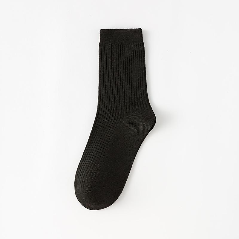 Men's Spring and Summer Thin Simple Pure Color Sweat Absorbing Breathable Socks