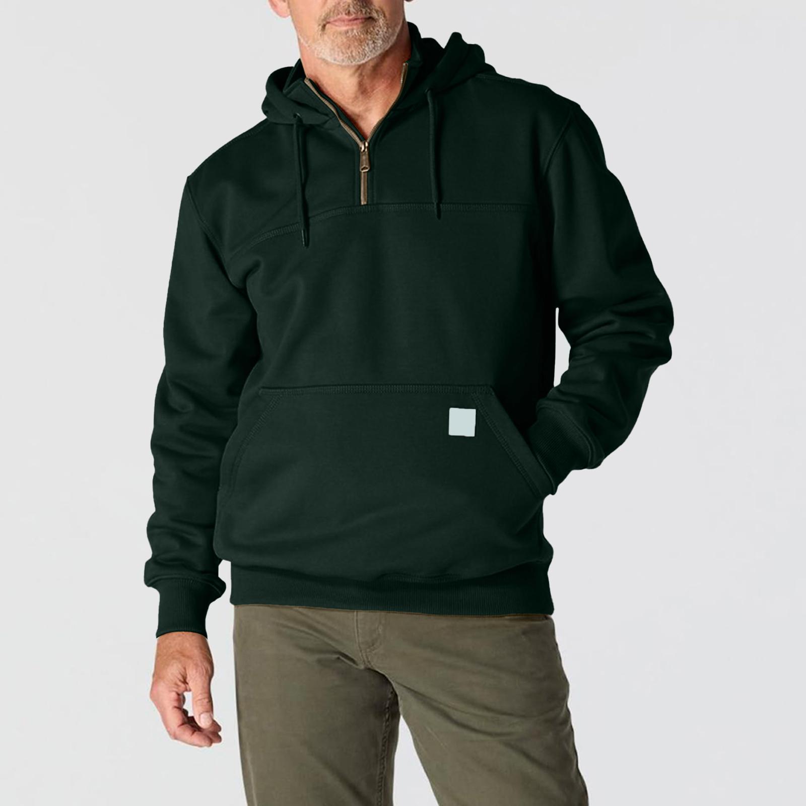 

Мужские повседневные модные пуловеры с длинным рукавом свободного кроя, худи для тренировок и спорта L