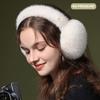 Winter Imitation Rabbit Fur Earmuffs Girls Cute Solid Color Warm Earmuffs Outdoor Ear Warmer Foldable Soft Furry Ear Covers