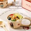 Ceramic Mug: Cute Couple & Family Breakfast Cup for Home or Office