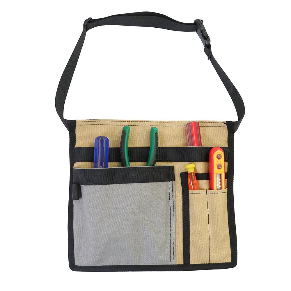 Electrician Tool Bag: Five-Pocket Wear-Resistant Pouch for Repairs and Interior Decoration