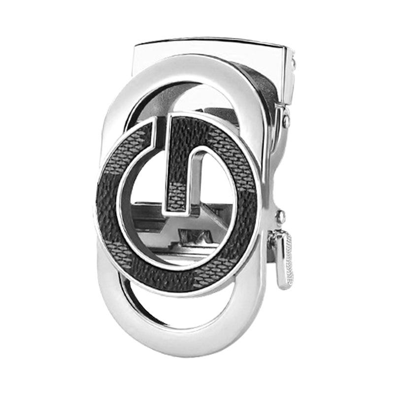 Zielflagge Zinklegierung Automatische Lederschnalle