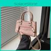 Trendy Korean Spring Handbag 2024 Fashion Textured Retro Womens Shoulder Crossbody Bag