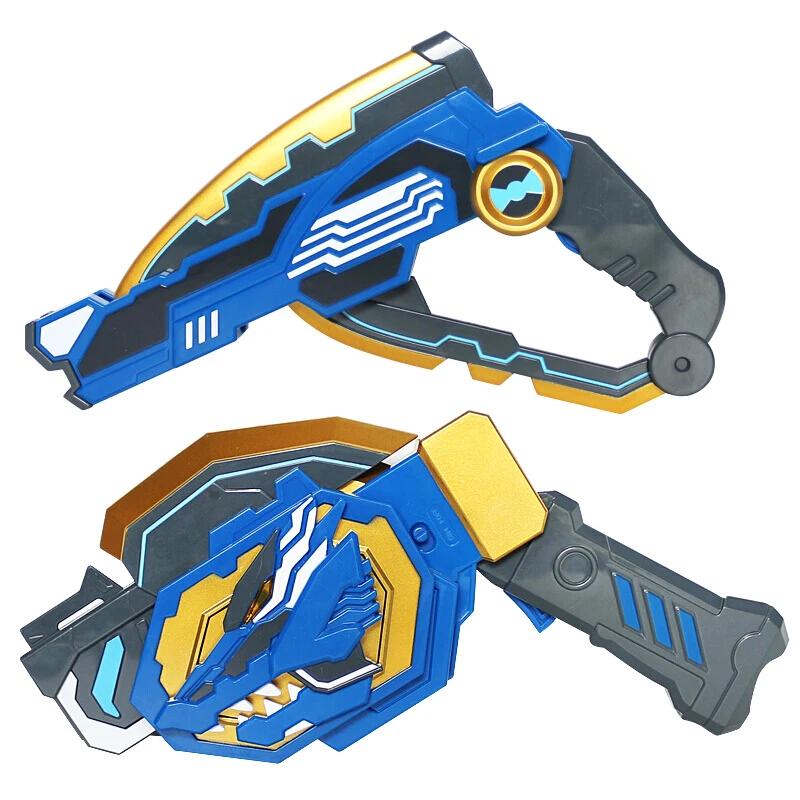 Drei Modi Mini Force Transformationsschwert Spielzeug mit Sound und Licht Actionfiguren MiniForce X Deformationswaffe Spielzeug