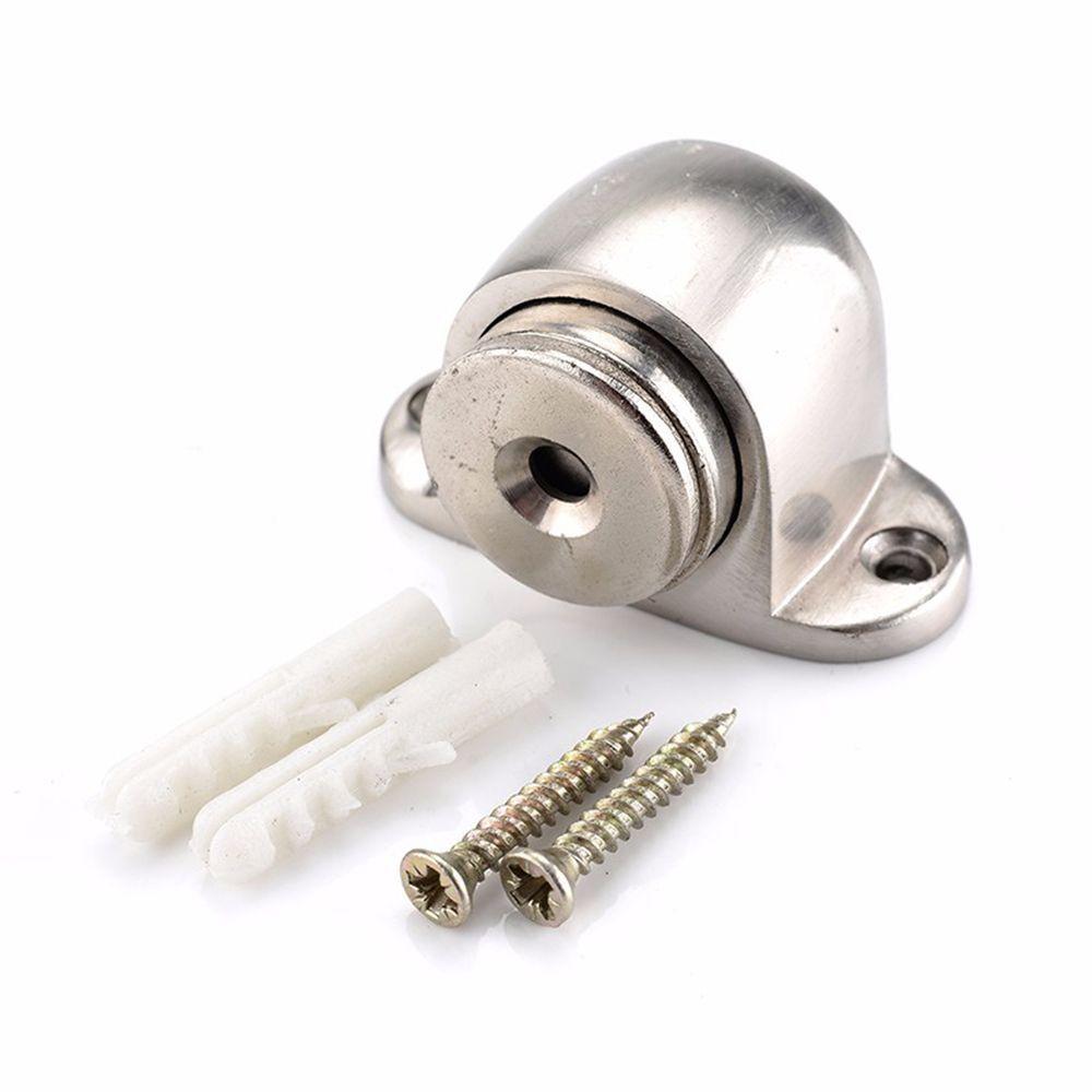 Brushed Powerful Floor-mounted Casting Door Holders Door Stopper Door Stop Magnetic