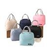 Insulated Twill Lunch Bag - Thickened, Handheld Bento Bag with Ice Pack