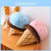 Almofada de Pelúcia Adorável de Cone de Sorvete Brinquedo de Pelúcia Macio Para Decoração Aconchegante de Casa e Conforto